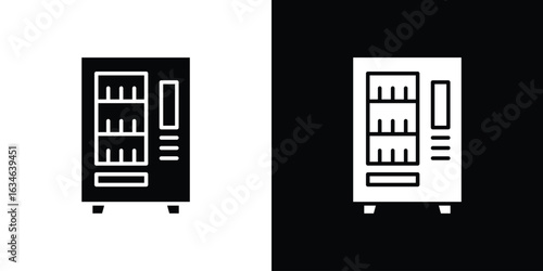 Vending machine icon, simple flat style. for ui or ux designs