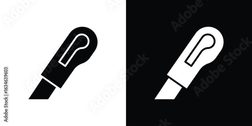 Utility knife icon, simple flat style. for ui or ux designs