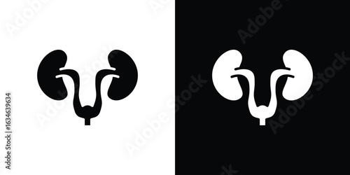 Urology icon, simple flat style. for ui or ux designs