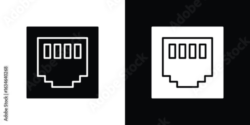 TCP icon, simple flat style. for ui or ux designs