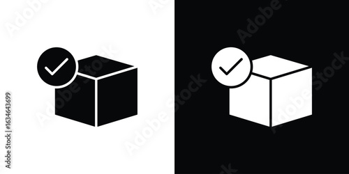 Order receive icon, simple flat style. for ui or ux designs