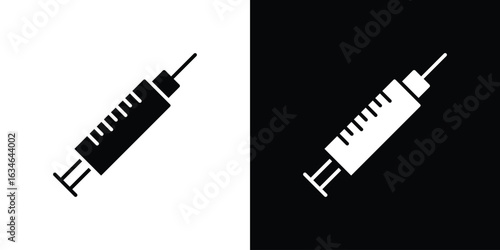 Needle icon, simple flat style. for ui or ux designs