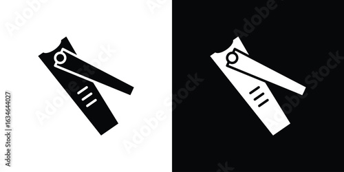Nail clippers icon, simple flat style. for ui or ux designs
