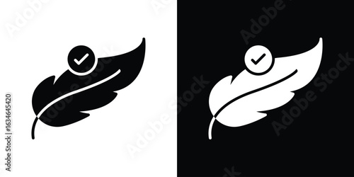 Hypoallergenic tested icon, simple flat style. for ui or ux designs