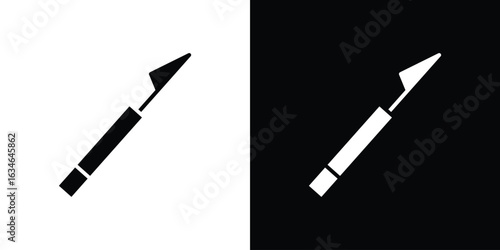 Harpoon icon, simple flat style. for ui or ux designs