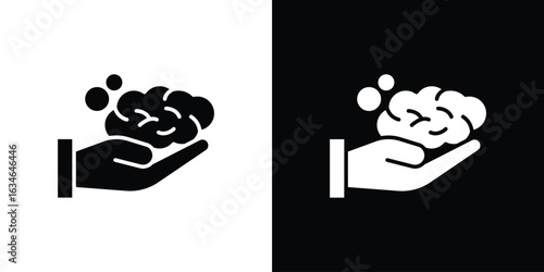 Foam icon, simple flat style. for ui or ux designs