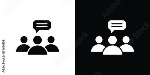Expert opinion icon, simple flat style. for ui or ux designs