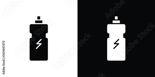 Energy drink icon, simple flat style. for ui or ux designs