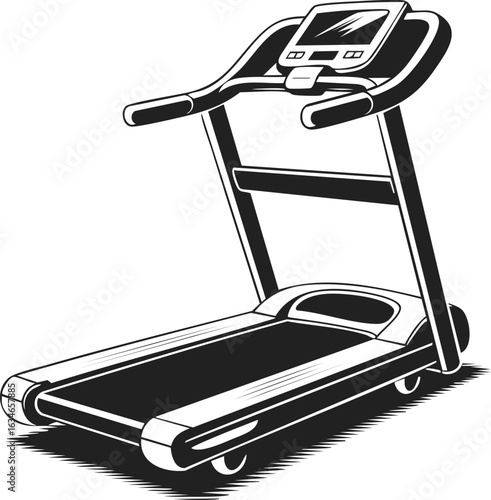 Treadmill, fitness equipment, exercise machine, running apparatus, cardio trainer for indoor workouts