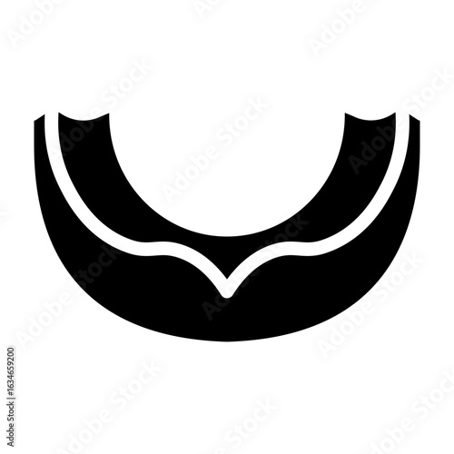 Mouth Guard Vector Glyph Icon Design