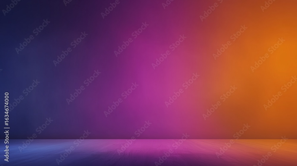 Obraz premium Gradient Background with Wooden Floor: Ideal for Graphic Design, Web Layouts, and Digital Art Projects