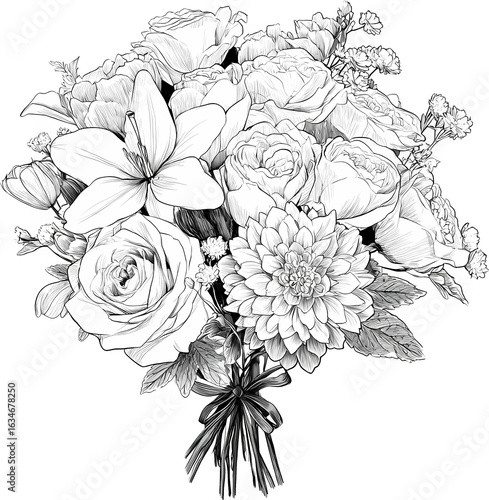 Wallpaper Mural 부케, 결혼식꽃다발, 축하 Torontodigital.ca