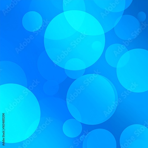 Abstract blue circles background (1)