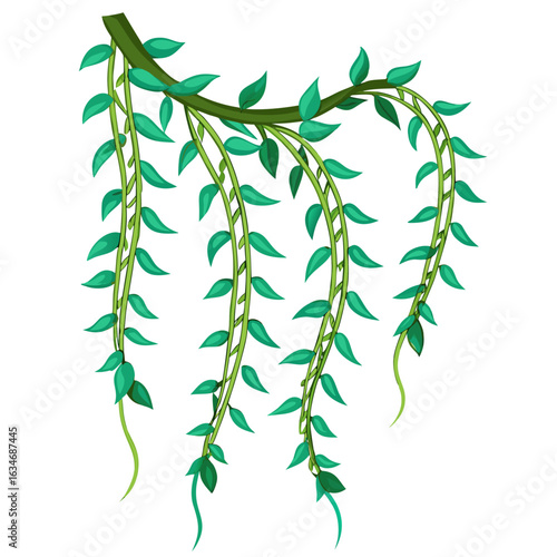 green bamboo leaves
