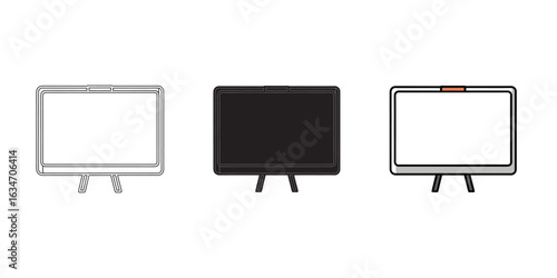 Versatile whiteboard graphics collection in multiple styles