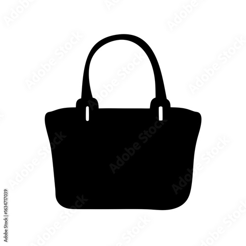 Fashionable Handbag Silhouette with Elegant Handles for Stylish Everyday Use