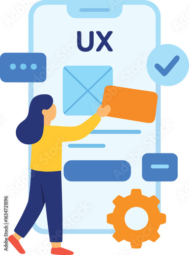 UX designer-Concept Illustration