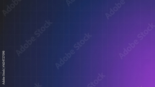 Abstract Dark Blue and Purple Gradient Background with Subtle Grid Lines Ideal for Modern Designs and Digital Art