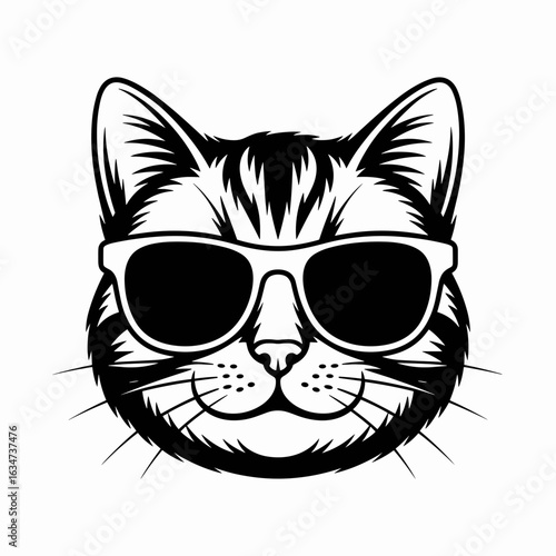 Cool Cat in Sunglasses