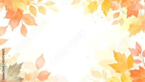 orange gelbe Blätter, Farben, Hintergrund 