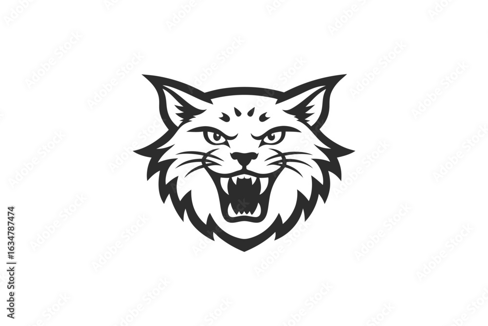 cat head silhouette vector cat head silhouette vector