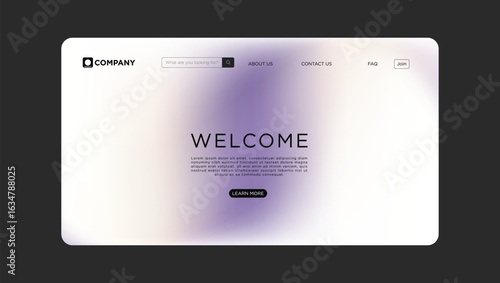 Modern website design welcomes visitors with a clean, professional layout and intuitive navigation