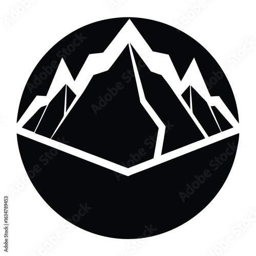 glacier vector icon