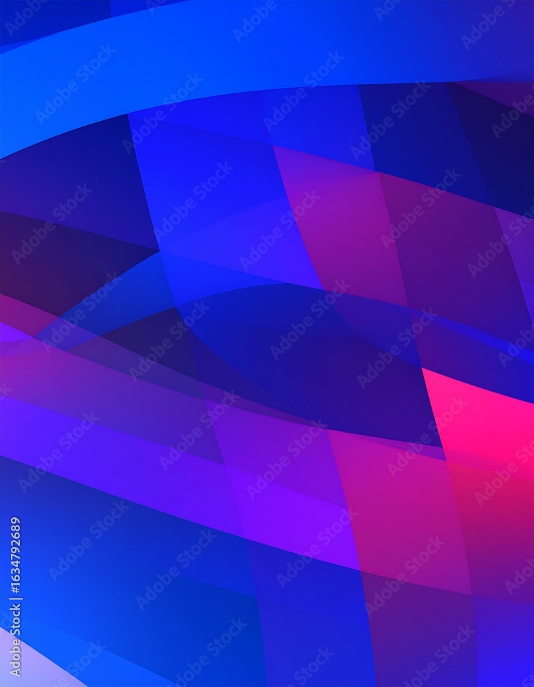 Obraz premium Abstract vibrant color shapes
