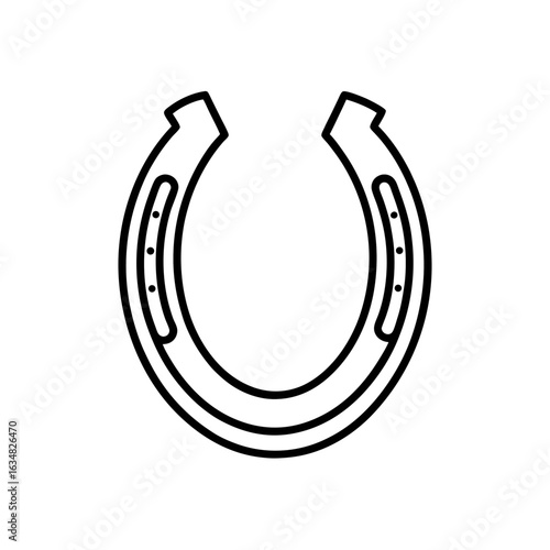 horseshoe vector illustration