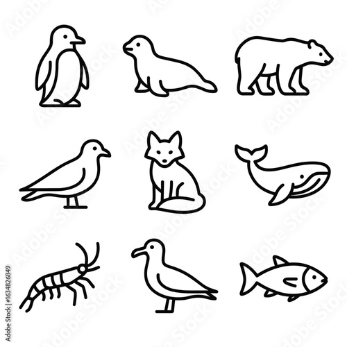 Arctic Animal Icons