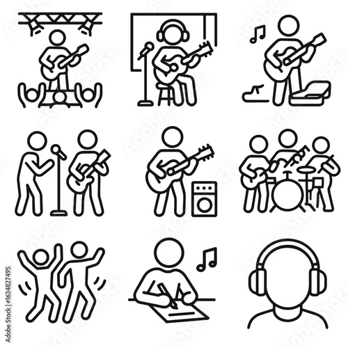 Music Icon Grid