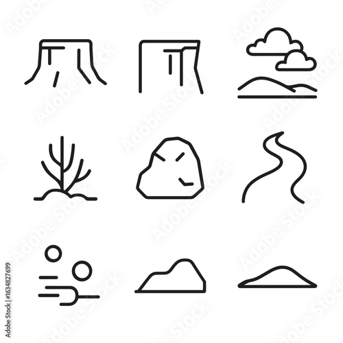 Minimal Plateau Icon Set