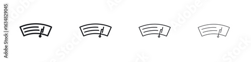 car windscreen icon Eps10. icons graphic design