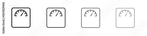 Weight scale icon Eps10. icons graphic design
