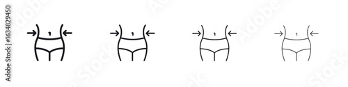 Weight loss icon Eps10. icons graphic design