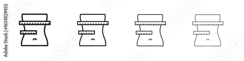 Weight loss icon Eps10. icons graphic design