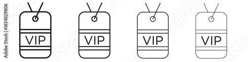 VIP icon Eps10. icons graphic design