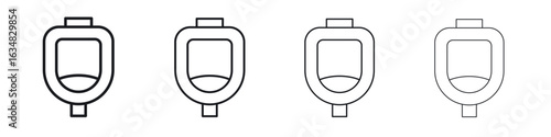 Urinal icon Eps10. icons graphic design