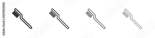 Toothbrush icon Eps10. icons graphic design