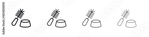 Toilet brush icon Eps10. icons graphic design