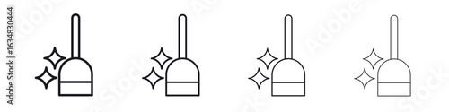 Sweeping icon Eps10. icons graphic design