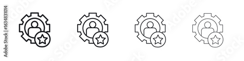 Skills icon Eps10. icons graphic design
