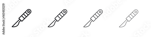 Scalpel icon Eps10. icons graphic design