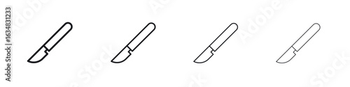 Scalpel icon Eps10. icons graphic design