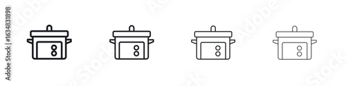pressure cooker icon Eps10. icons graphic design