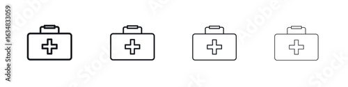 Medical aid kit icon Eps10. icons graphic design