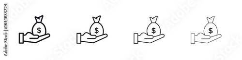 loan icon Eps10. icons graphic design
