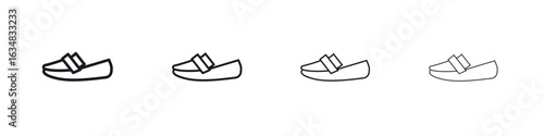 Loafer icon Eps10. icons graphic design