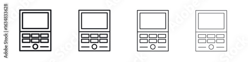 Intercom icon Eps10. icons graphic design