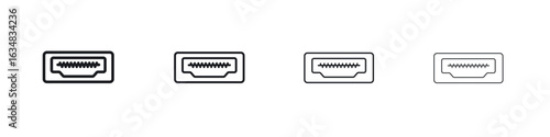 HDMI icon Eps10. icons graphic design